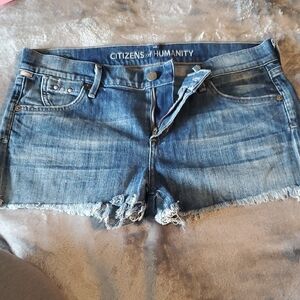 Citizens of Humanity Blue Denim Shorts